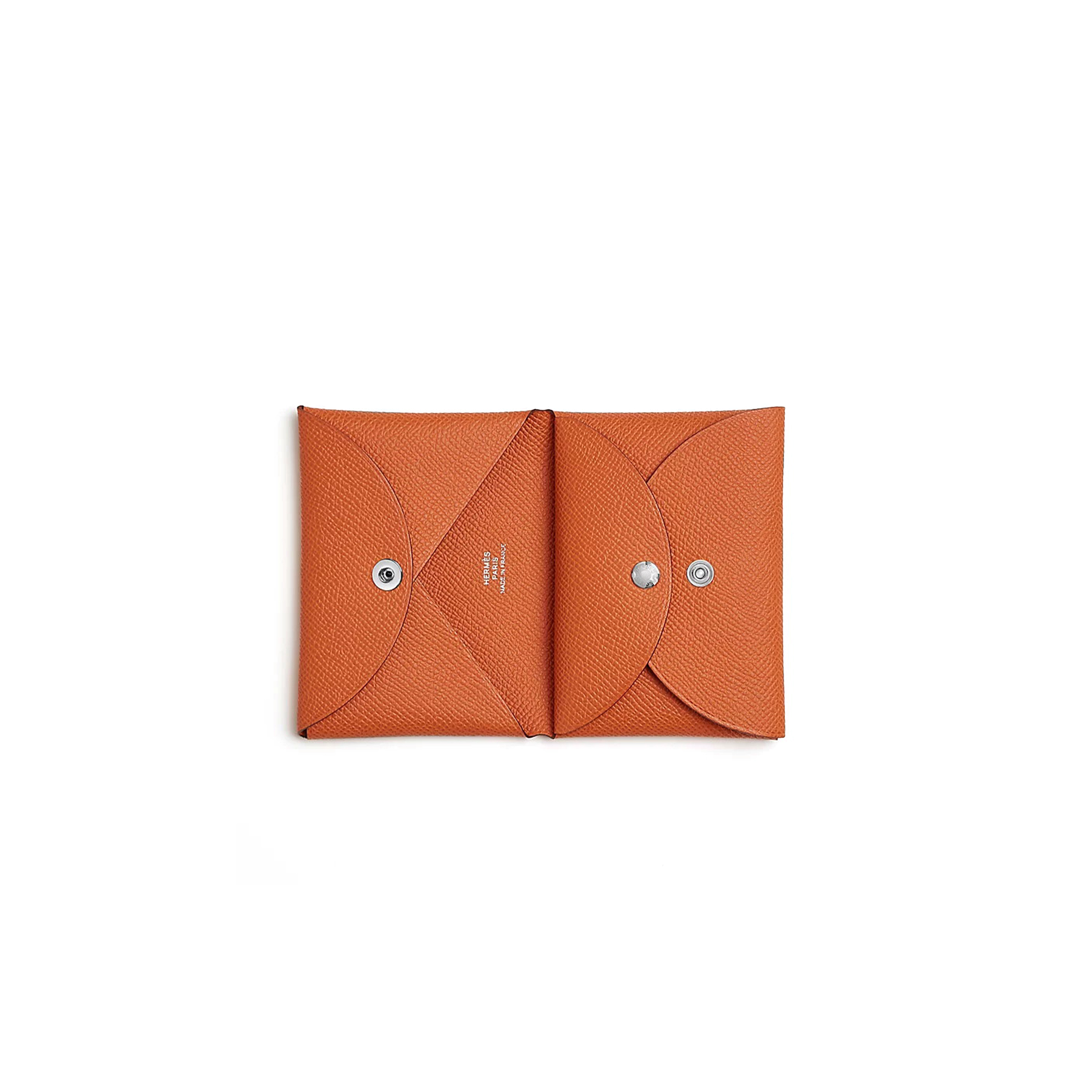HERMES CALVI DUO COMPACT CARD HOLDER H083035CK93 (10.5*7*1.3cm) HERMES CALVI DUO COMPACT CARD HOLDER H083035CK93 (10.5*7*1.3cm)